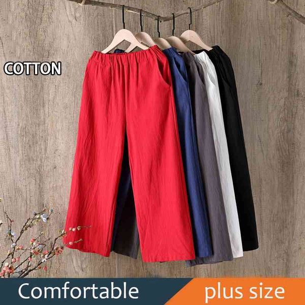 

women's pants & s spring cotton linens solid harajuku high waisted streetwear women wide leg trousers for female usb4, Black;white