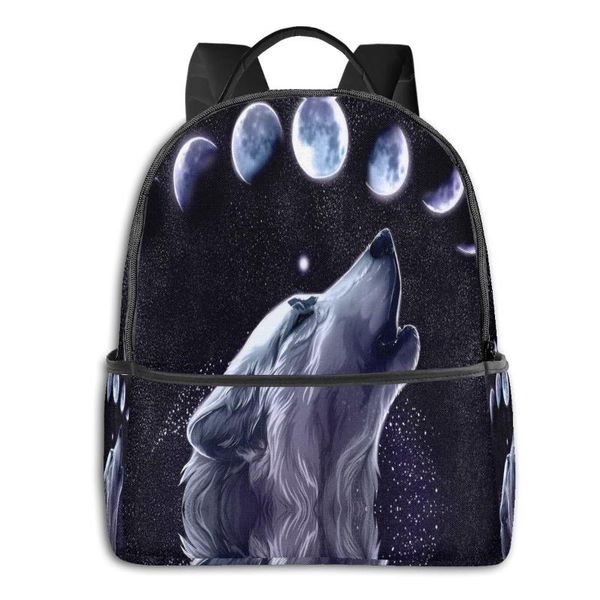 

backpack wolf printing nylon children backpacks kids kindergarten school bags baby boys girls nursery toddler cute rucksack
