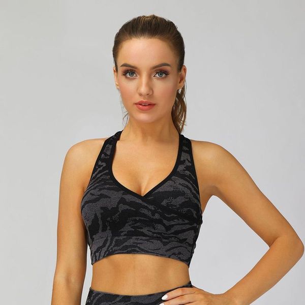 

yoga outfit lantech sports bra sportswear push up running tights training women fitness gym seamless workout activewear