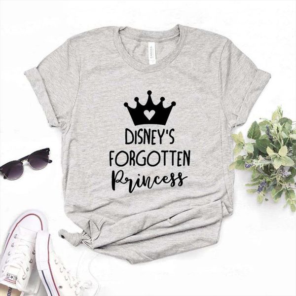 

forgotten princess print and men t shirts women cotton casual funny for lady yong girl 6 color fa 5, White;black