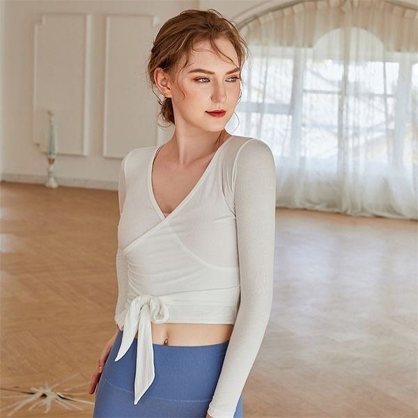 

yoga suit new slim fit fast dry skin high elastic fitness running training rib sports long sleeve t-shirt
