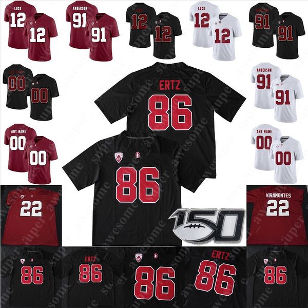 

stanford cardinal football jersey thomas booker kyu blu kelly zahran manley fox dalyn wade-perry jimmy wyrick gabe reid ryan johnson tristan, Black;red