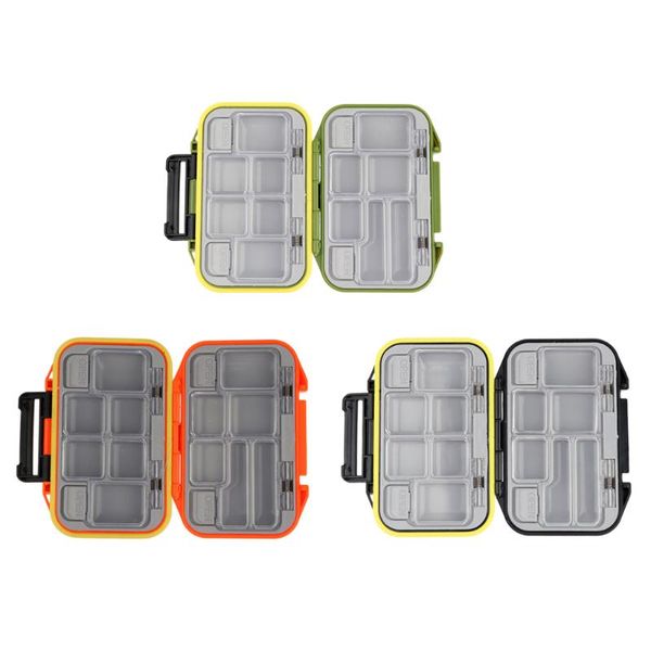 

fishing accessories waterproof plastic lures baits hooks tackle storage organizer box a type / small boxes equipment