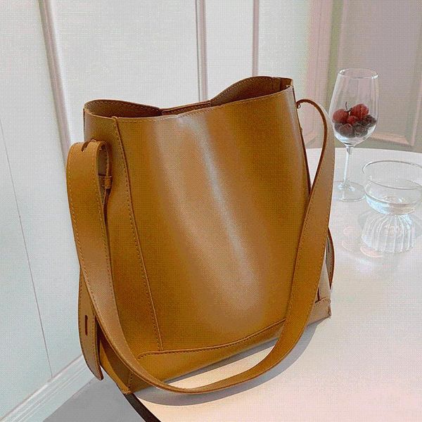 

evening bags handbags women bucket bag set designer shoulder vintage leather female casual tote large crossbody sac