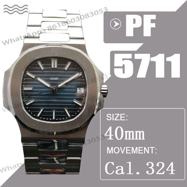 

wristwatches men's watches automatic mechanical watch for men green dial 40mm steel strap 1:1, Slivery;brown