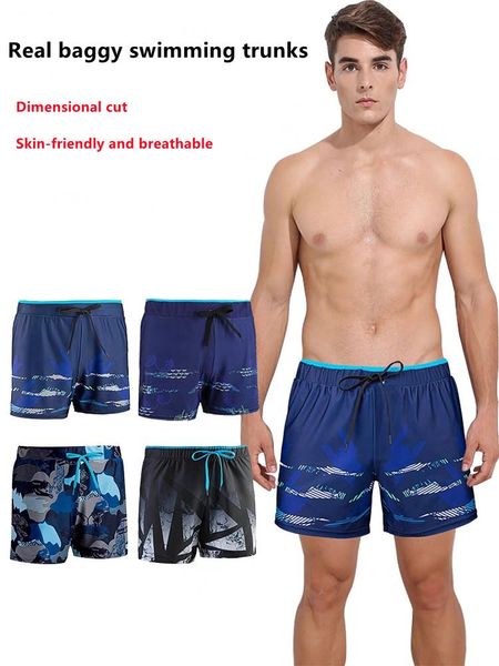 

men's swimwear quick-drying summer boxer loose beach pants shorts swimming trunks beachwear
