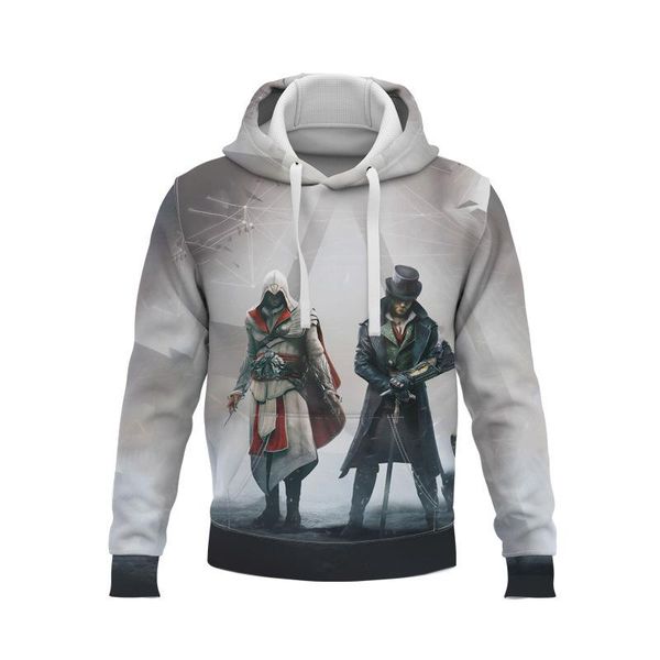 

men's hoodies & sweatshirts 2021 movie character hoodie 3d printed mens and womens harajuku pullover casual sweatshirt undershirt with, Black