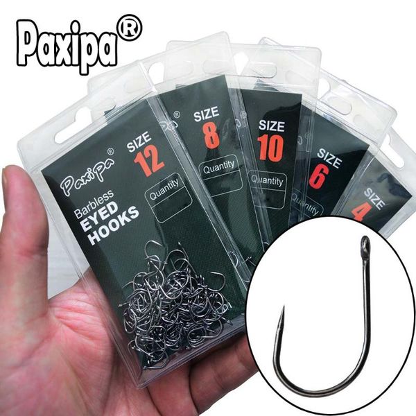 

fishing hooks 50pcs barbless circle carp with hole size 2 4 6 8 10 japan hook single