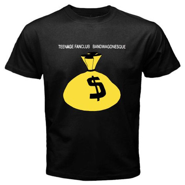 

teenage fanclub *bandwagonesque men's black t-shirt size s to 3xl, White;black