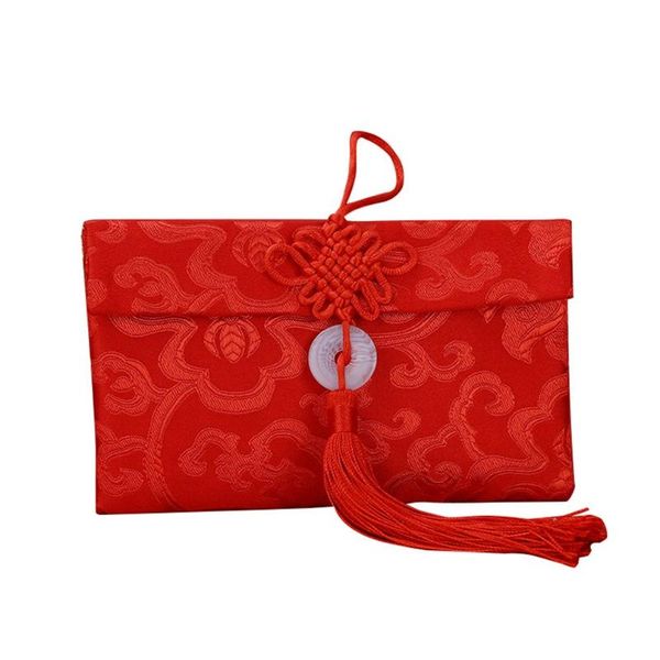 

storage bags brocade fabric wedding red envelope cloth art big creative changed bag lucky festival gift