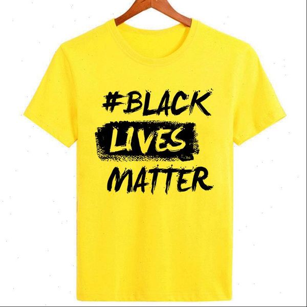 

black lives matter i women t shirts cant breathe letter print shirt short sleeve yellow summer tee casual camiseta, White