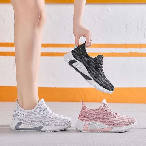 

sandals miaoguan summer fashion sports shoes women's comfortable breathable light student gym leisure running travel women, Black