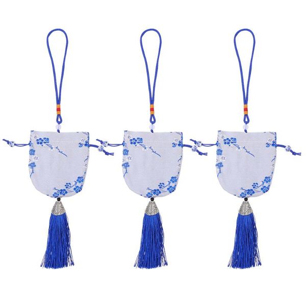 

gift wrap 3pcs exquisite tassel sachet bags pendants mosquito repellent sachets
