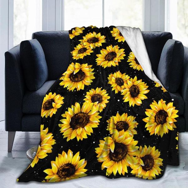 

blankets winter sunflower blanket bed and sofa child sheet baby wrapped beach home furnishing decoration