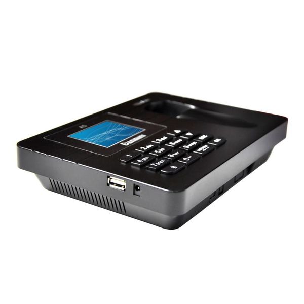 

biometric fingerprint attendance machine employee checking-in recorder 2.4inch screen dc 5v time clock access control