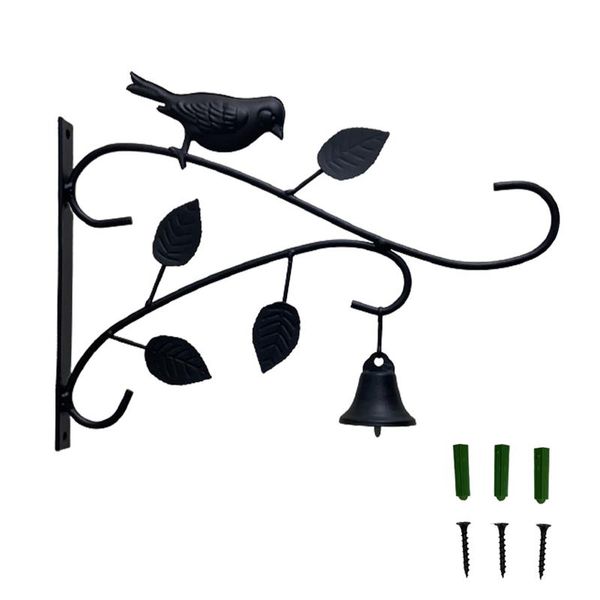

other home decor fence hanging plant bracket garden with screws flower basket indoor outdoor for bird feeder multifunctional wind chime hang