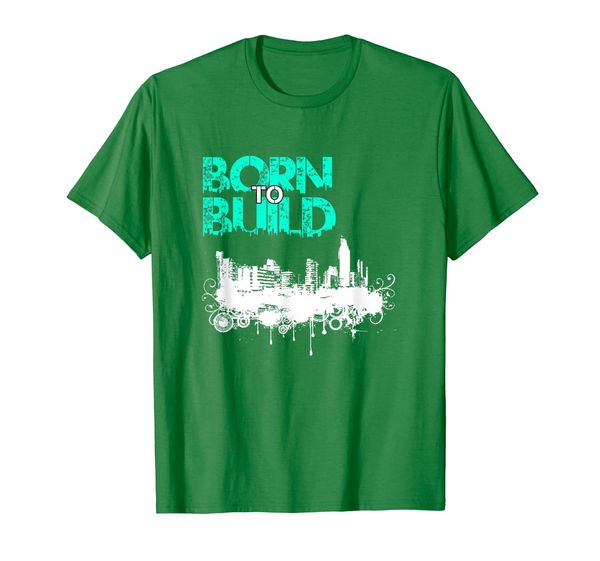 

the engineer was born to build up our modern lives t-shirt, White;black