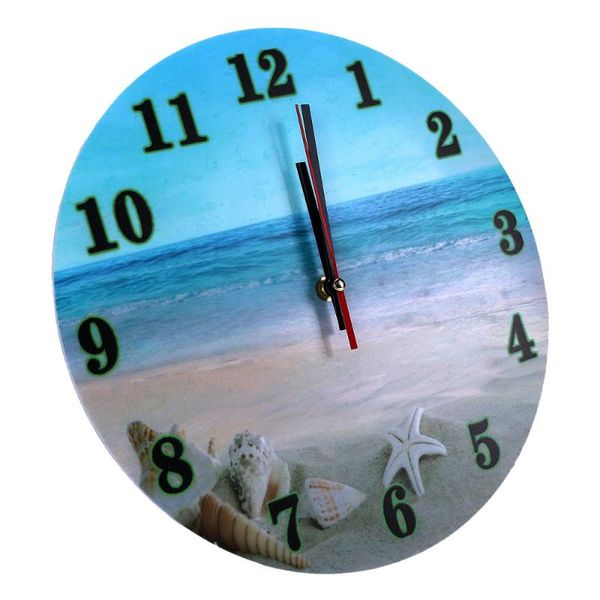 

wall clocks 1pc round shape borderless clock creative mute acrylic hanging