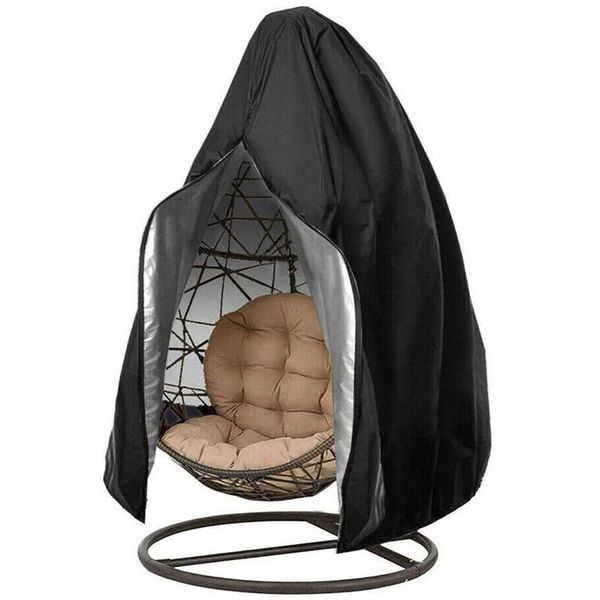 

chair covers waterproof patio cover egg swing dust protector with zipper protective case outdoor hanging #t1g