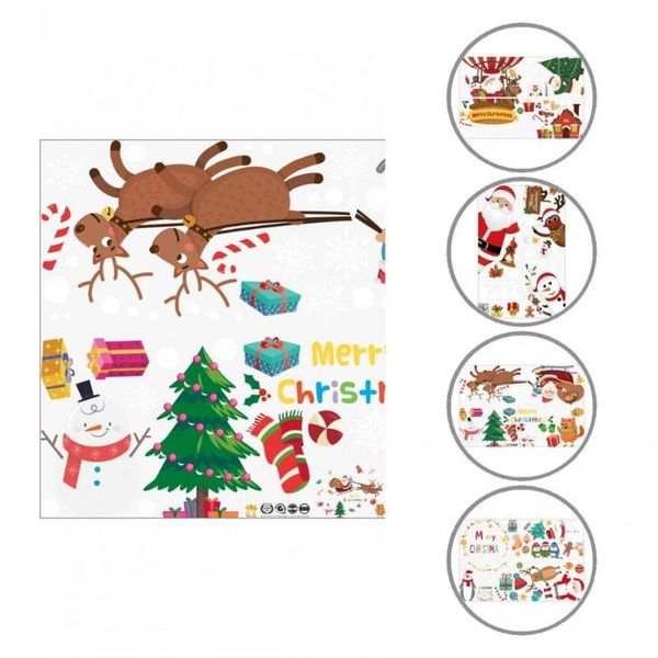 

wall stickers simple installation 9 styles christmas themed sticker decor for home