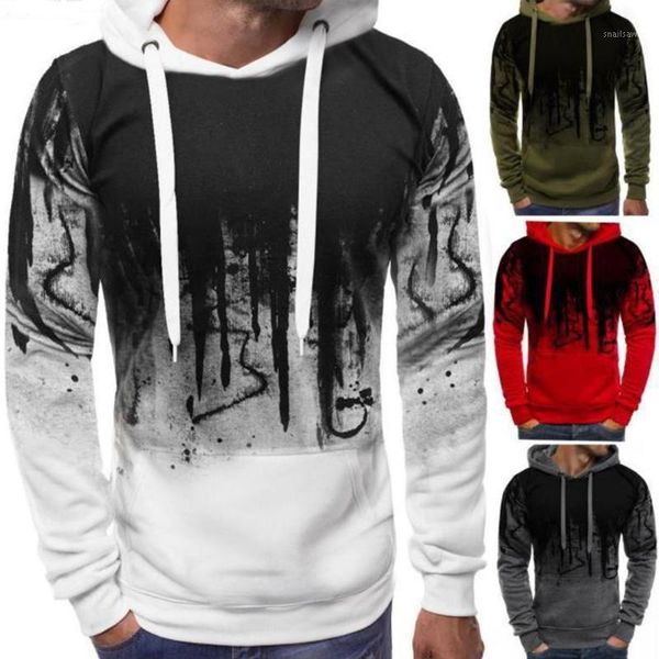 

fashion men winter fleece hoodies camouflage sweatshirt coats men's clothes casual thick warm hoodie outerwear hip hop & sweatshirts, Black