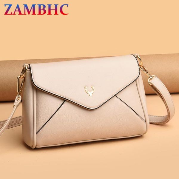 

evening bags 2 belt female hand bag leather shoulder messenger for women 2021 elegant ladies purses and handbags luxury sac