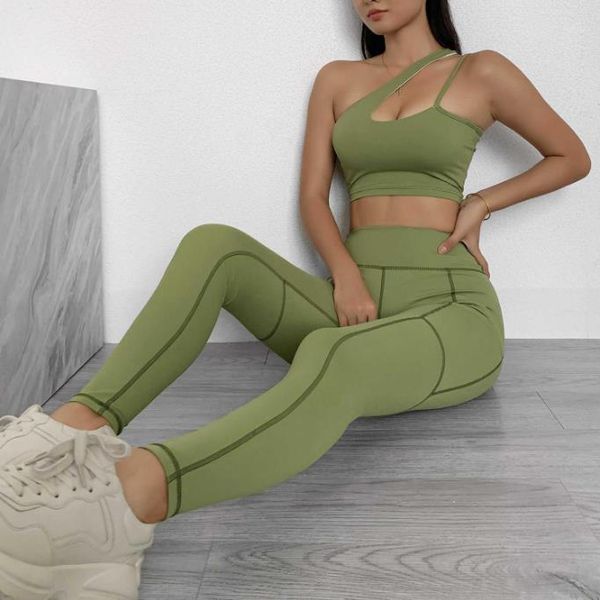 

2021 yoga outfits sports suits seamless yoga set women fitness clothing sportswear woman gym leggings padded push-up sports bra