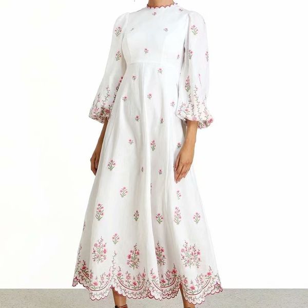 

autumn track retro ethnic style embroidered flowers party thin temperament elegant dress, Black;gray