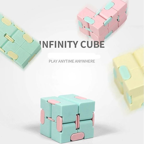 

children decompression toy infinity magic cube square puzzle toys relieve stress funny hand game four corner maze