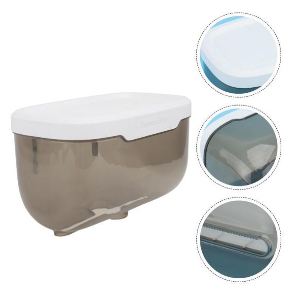 

toilet paper holders 1pc no-punch box storage holder stylish roll