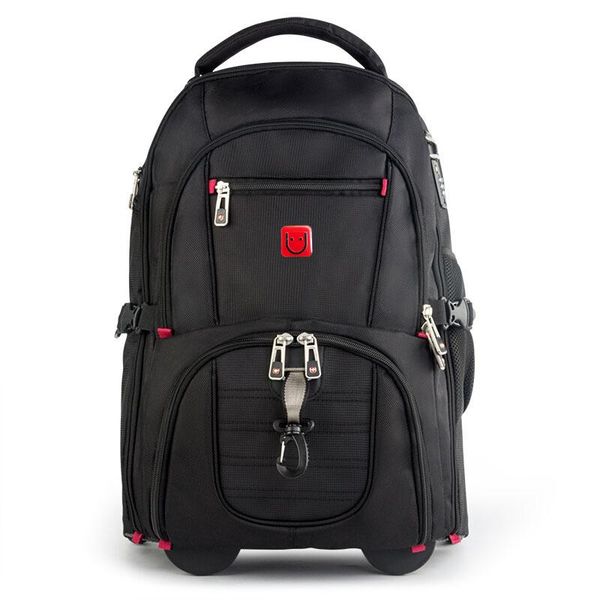 

backpack multifunction men trolley rolling bagpack anti-thief luggage business travel lapwheeled school bag