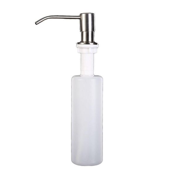 

300ml kitchen sink soap dispenser manual press pump liquid shampoo bottle 11ua