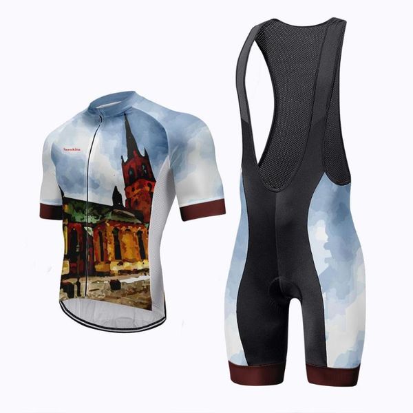 

racing sets bike mtb sport cycling jersey set men's ropa de ciclismo suit wear clothing, Black;blue