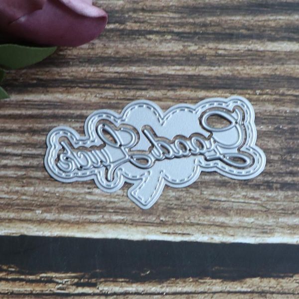 

painting supplies metal cutting dies good luck word stencils die for diy craft projects scrapbooking embossing paper