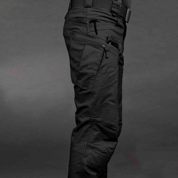 

multi pocket tactical stretch military women pants urban workwear 3xl, Black
