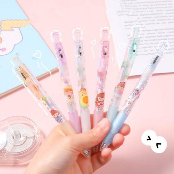 

kawaii creative lovely girls student writing school office stationery gel pen sweet press pens