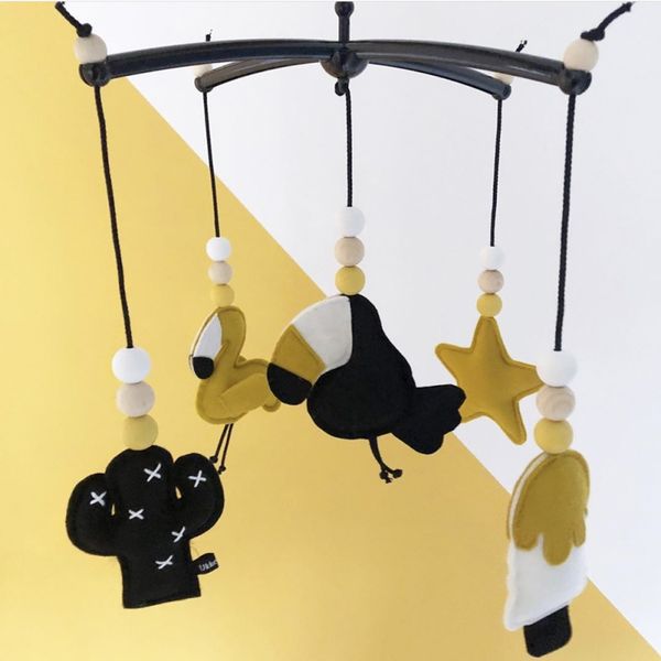 

baby mobile crib holder rotate bracket diy baby bed bell hanging toys baby rattle toys kid nursery room decorations