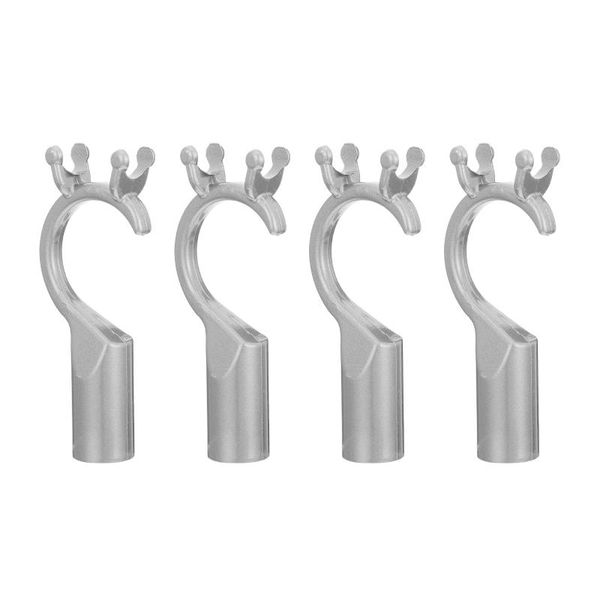 

shower curtains 4pcs clothes rail head household pole fork accessories