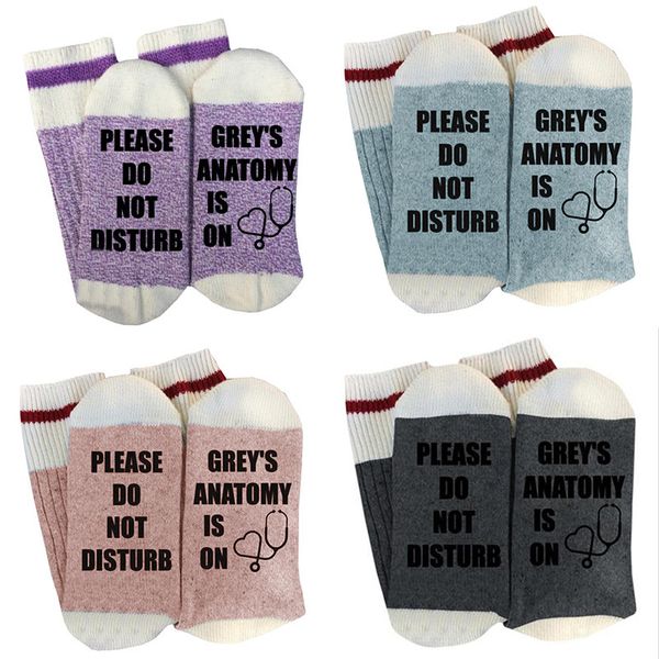 

women's sorks hosiery autumn and winter letter knitted sos for men women, Black;white