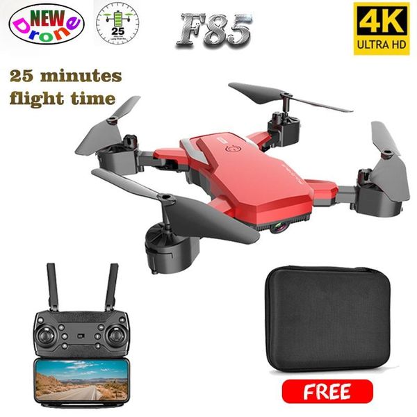 

drone 4k hd camera wifi fpv 1080p dual follow me foldable quadcopter long battery life rc plane 6ch toys drones