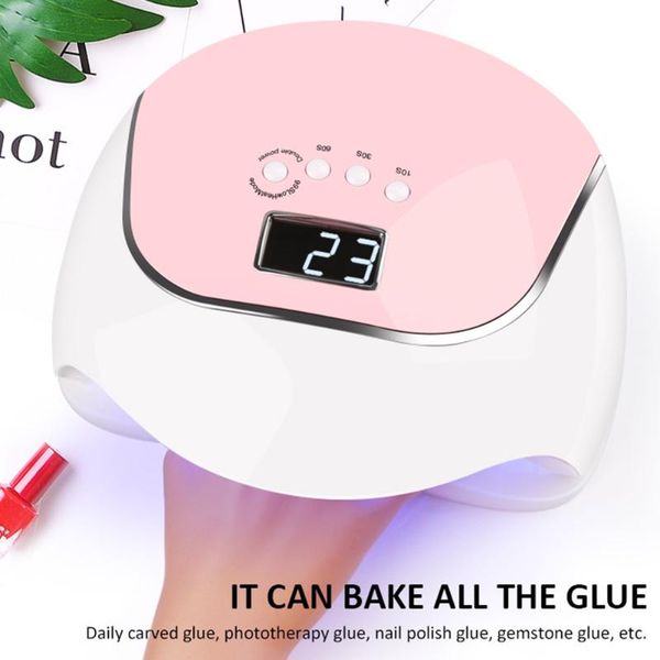 

nail dryers dryer manicure lamp professional 120w all gel led uv big space auto