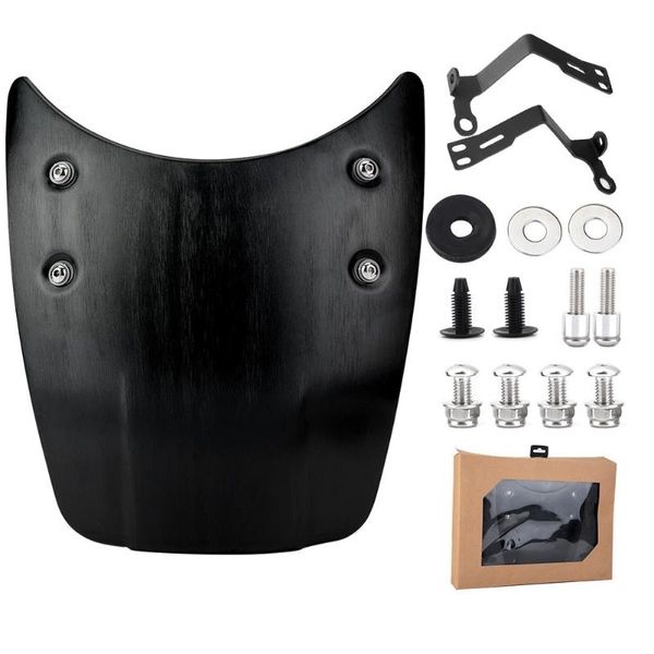 

motorcycle windshield aluminum windscreen for r nine t 2014-2021 parts silver