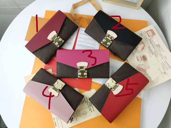 

designer wallet women wallets 5colors card holder luxury coin purse wholesales fashion holders lady pocket, Red;black