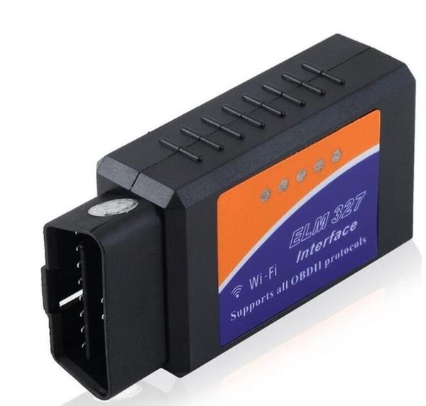 ELM327 WIFI OBD2 Tarayıcı OBDII Sürüm 2.1 Kod Okuyucu Android ve iOS Bimmercode için Uygun