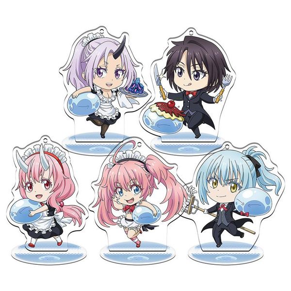 

keychains keychain man anime key chain women that time i got reincarnated as a slime ring for pants kids pendant fashion brelok, Silver