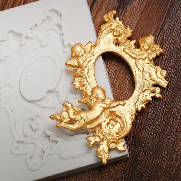 

yueyue sugarcraft 1 piece baby silicone mold fondant cake decorating tools chocolate gumpaste -sm-213 baking moulds