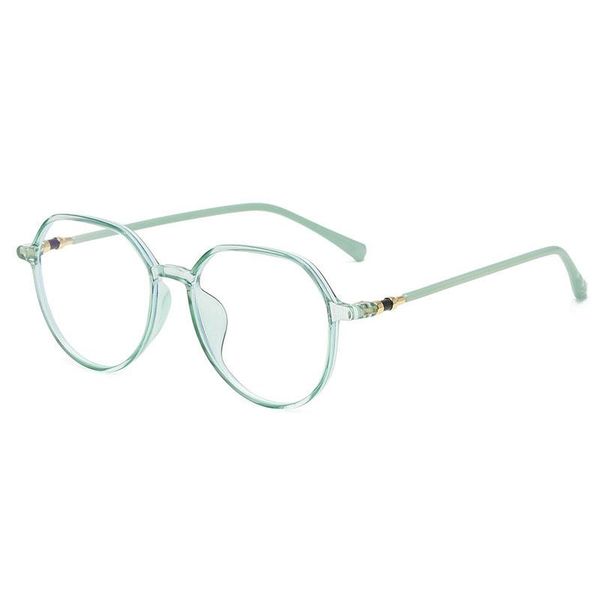 

retro glasses frame tr90 trend flat mirror fashion can be equipped with myopia glasses. sunglasses frames, Black