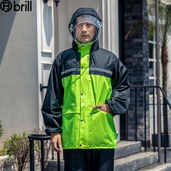 

raincoats waterproof nylon raincoat jacket set men survival thick outdoor stylish veste pluie homme chuvasquero ciclismo 50
