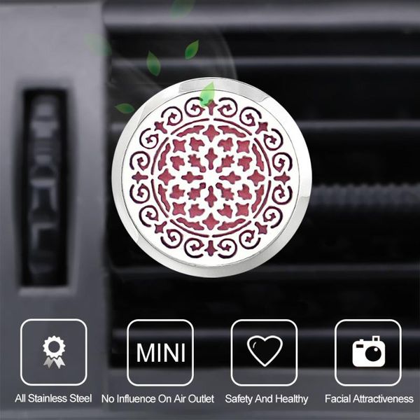 

accessories car air freshener fragrance for auto stainless steel interior decoration solid perfume vent clip