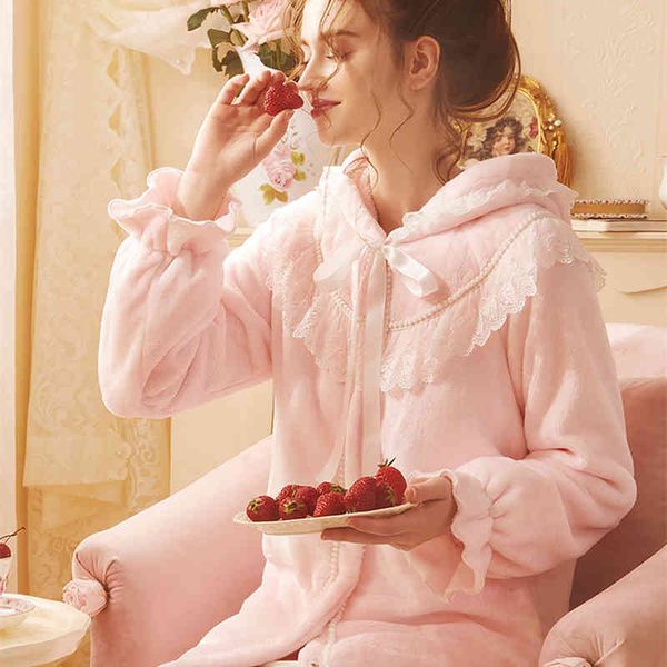 

casual dresses gown for women long robe princess woman sleepwear veet winter dropship 6h4j, Black;gray